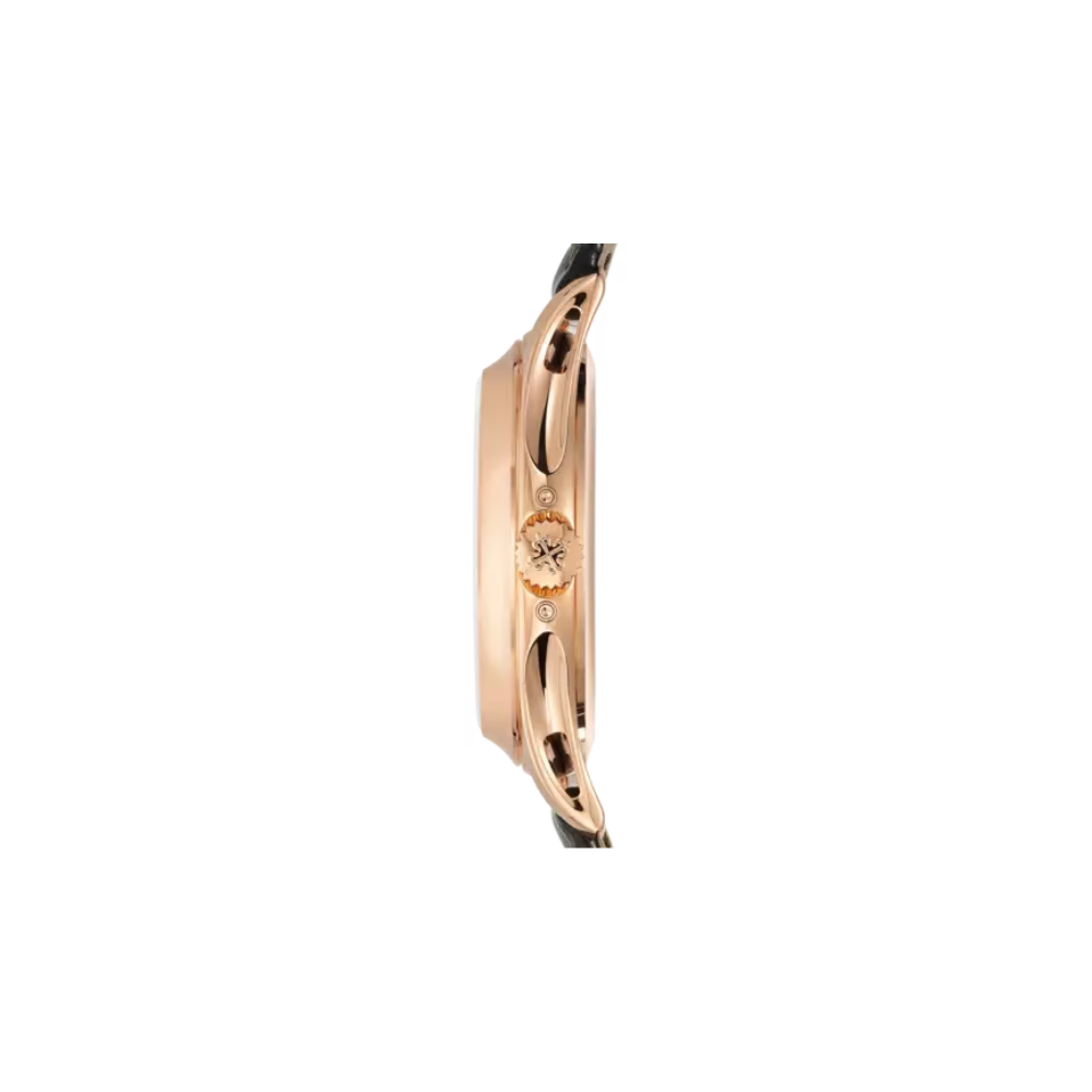 Patek Philippe Annual Calendar Moonphase Rose Gold Brown Leather Men's Watch 5205R-001 40mm - Image 5