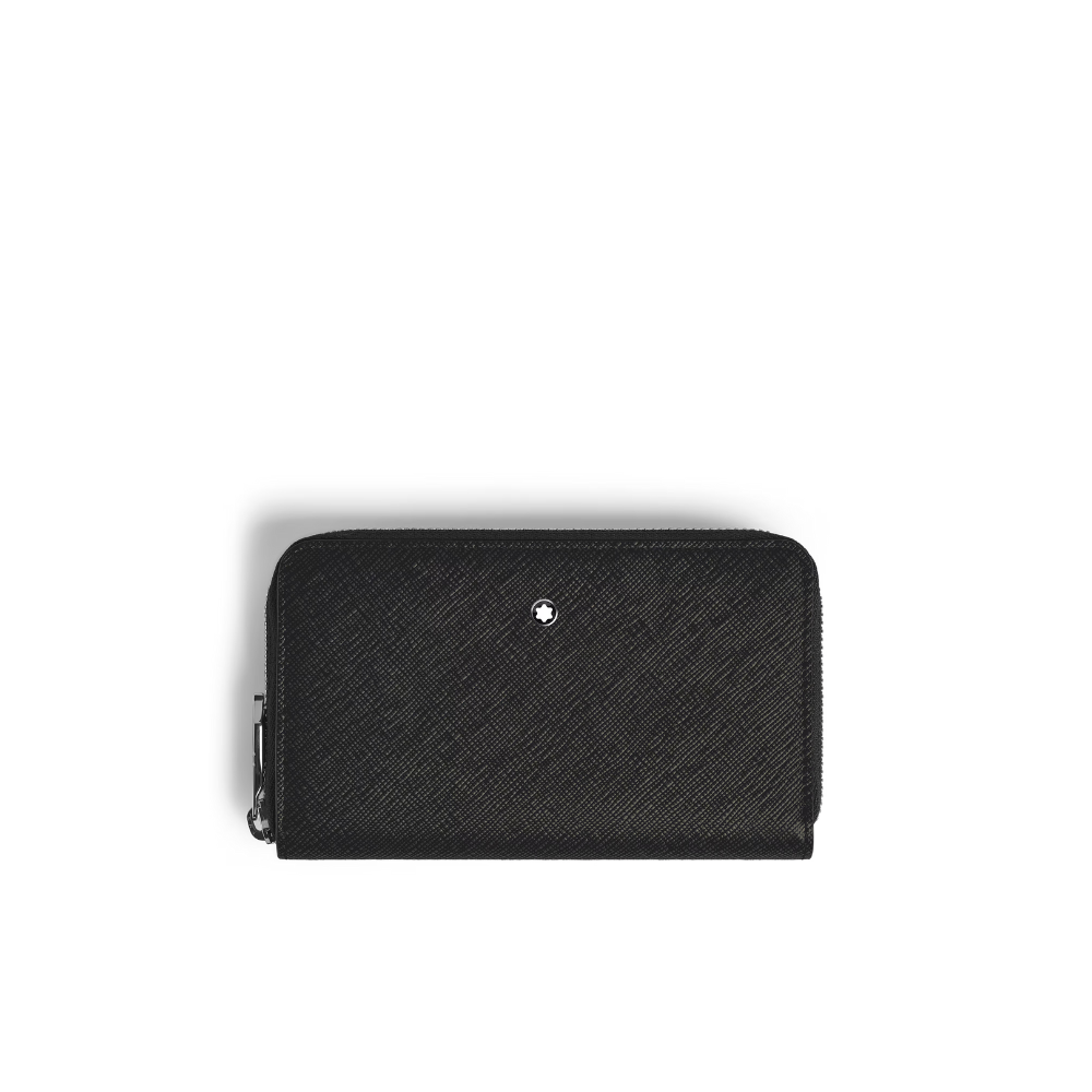 Montblanc Sartorial Medium Wallet 12cc with Zip – Black