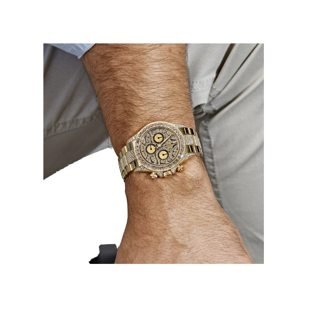 Rolex Daytona 'Eye of the Tiger' 116598TBR Yellow Gold Diamond Accents - Image 2